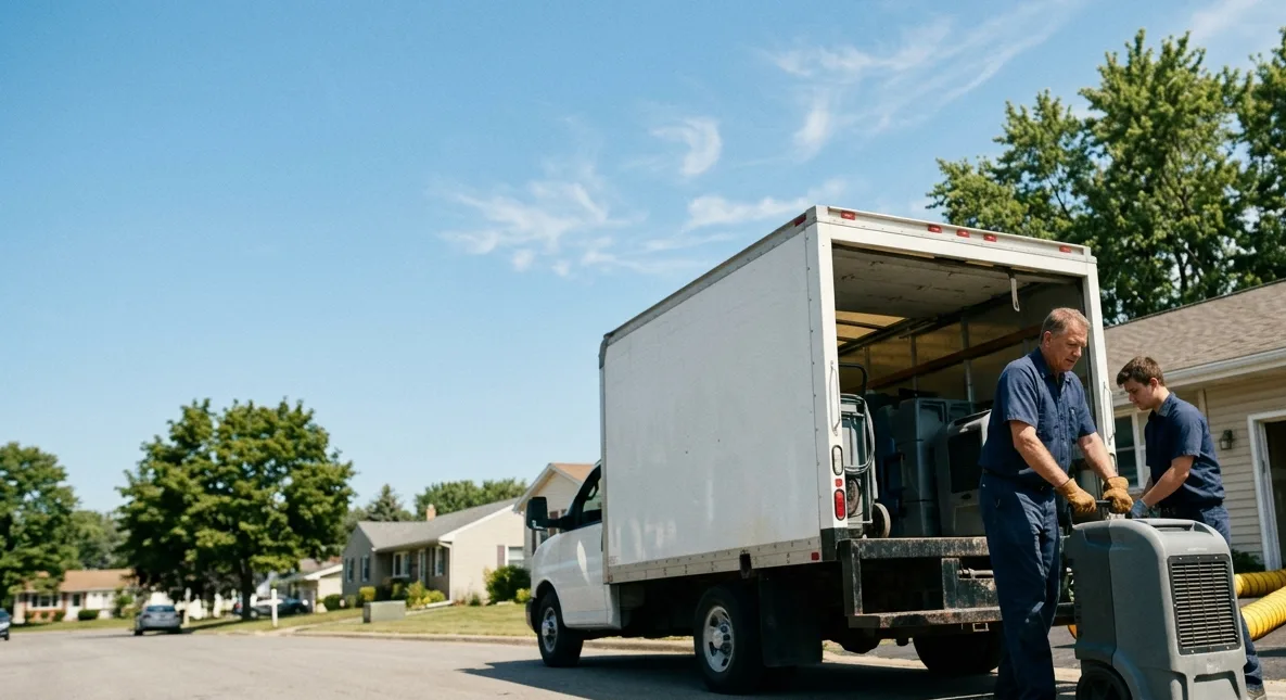 Water Damage Cleanup in Pleasant Prairie, WI near me
